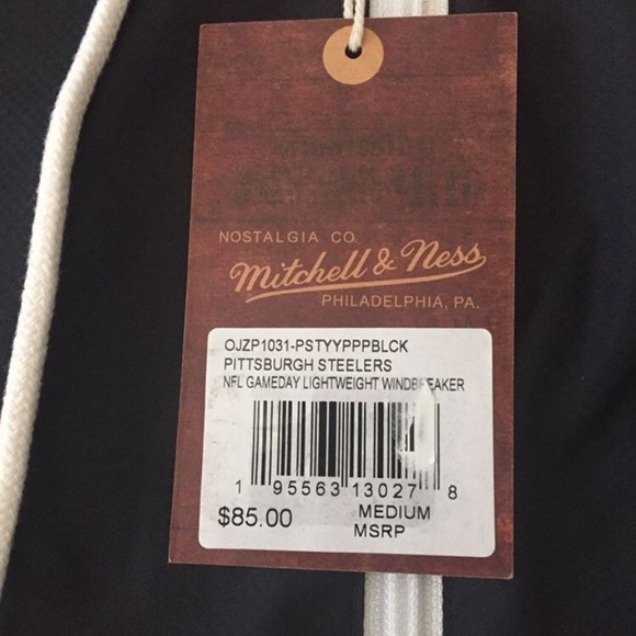 Pittsburgh steelers Mitchell and Ness Windbreaker. - Picture 9 of 9